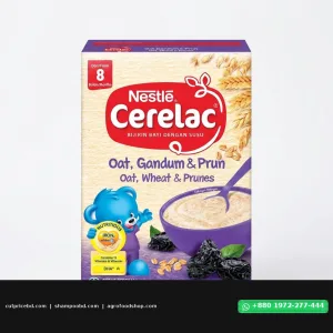 Nestle Cerelac Oat, Wheat & Prunes Box 250g: Nutritious Baby Food for Healthy Growth