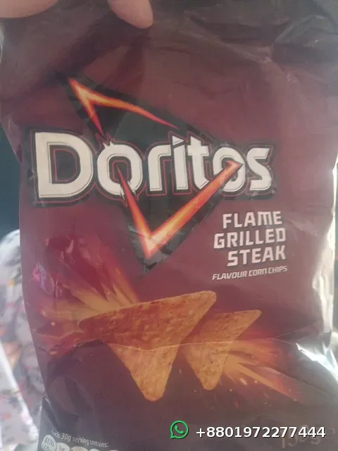 Doritos Flame Grilled Steak Chips 150g