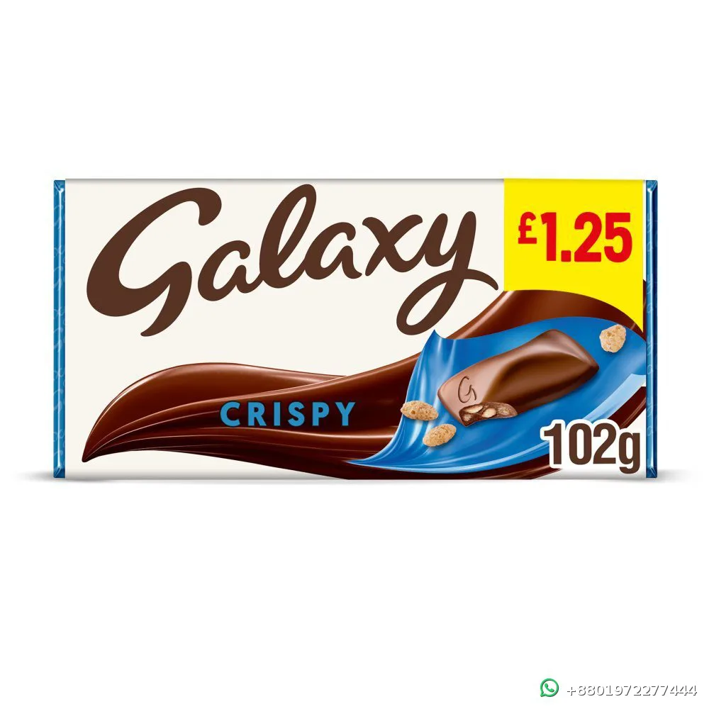 Galaxy Crispy Chocolate Bar 102g