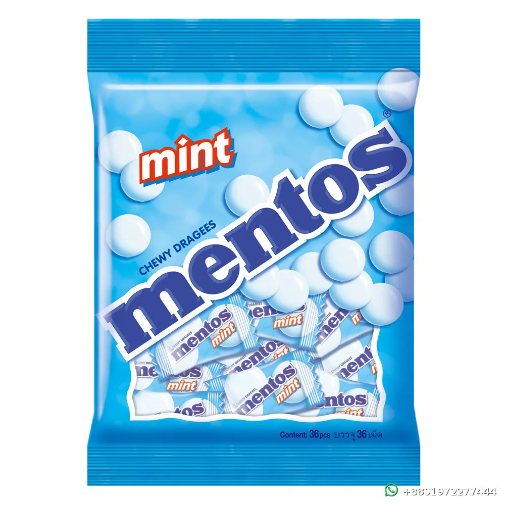 Mentos Chewy Dragees Mint 97.2g