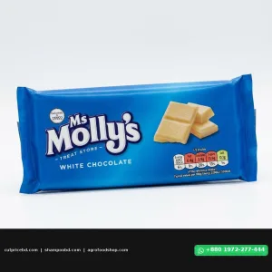 Deliciously Smooth Tesco Ms Molly's White Chocolate Bar for Chocolate Lovers