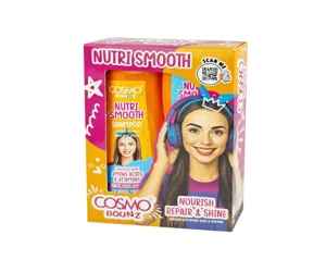Cosmo Bounz Nutri Smooth Shampoo &amp; Conditioner Combo  400ml