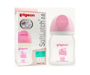 Pigeon SoftLatch 2.0 PP 160ml Feeding Bottle Wideneck 0M+