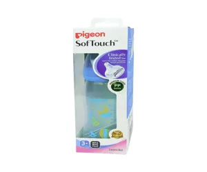 Pigeon Sof Touch Feeding Bottle 240ml (3+month)