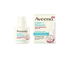 Aveeno Calm + Restore Age Renewal Serum for Sensitive Skin 29ml