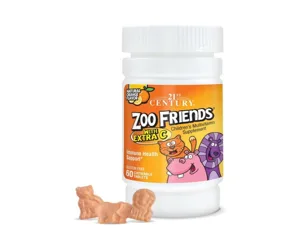 21st Century Zoo Friends Kids Multivitamin with Extra C – 60 Count