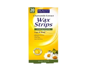 Beauty Formulas Chamomile Wax Strips Hair Removal Legs & Body 20 Strips
