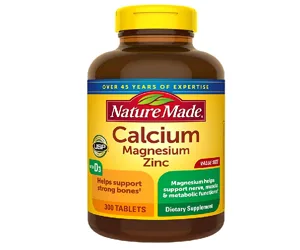 Nature Made Calcium Magnesium  Zinc with Vitamin D3 300 Tablets