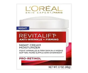 L’Oreal Paris, RevitaLift Anti-Wrinkle + Firming Night Cream Moisturizer 1.7 oz