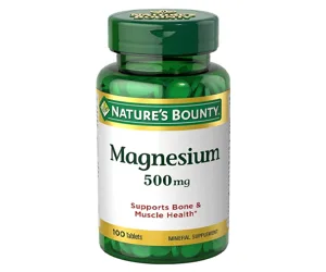 Nature’s Bounty Magnesium 500mg 100 Tablets