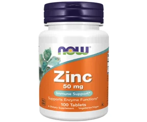 NOW Foods Vitamin Zinc 50mg 100 Tablets (USA)