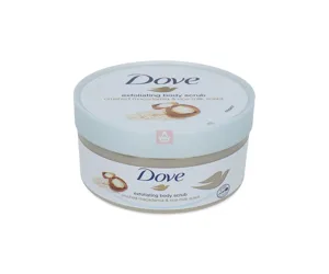 Dove Exfoliating Body Scrub Macadamia &amp; Rice Milk 225ml