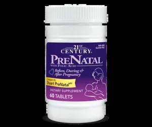 21st Century Womens Prenatal Multivitamin 60 Tablets