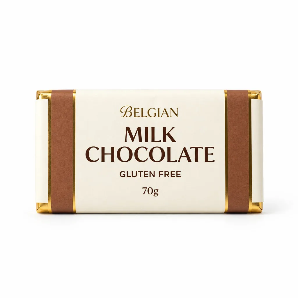 Belgian Milk Chocolate Gluten Free 70g