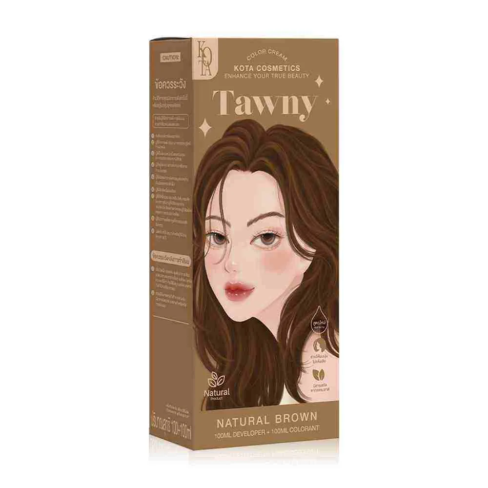 Kota Cosmetics Tawny Natural Brown Hair Color