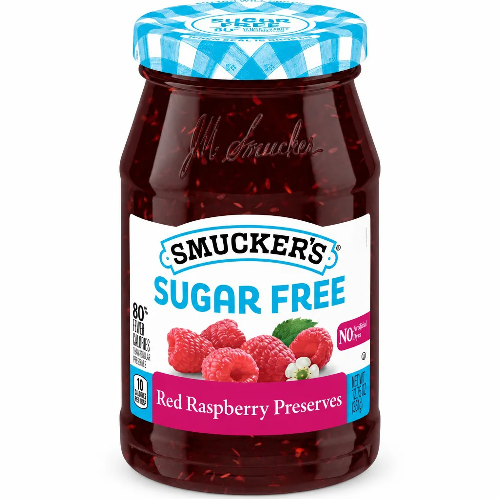 Smuckers Sugar Free Red Raspberry Preserves