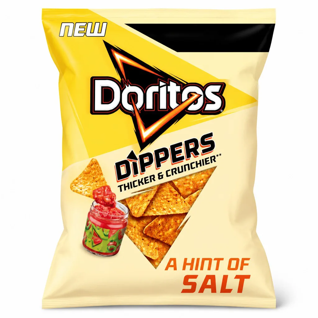 Doritos Dippers Hint of Salt Tortilla Chips 230g