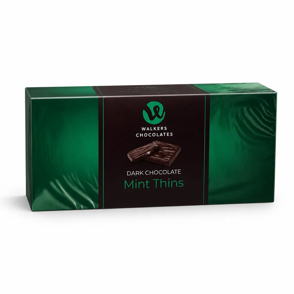 Walkers Mint Thins With Dark Chocolate 135g