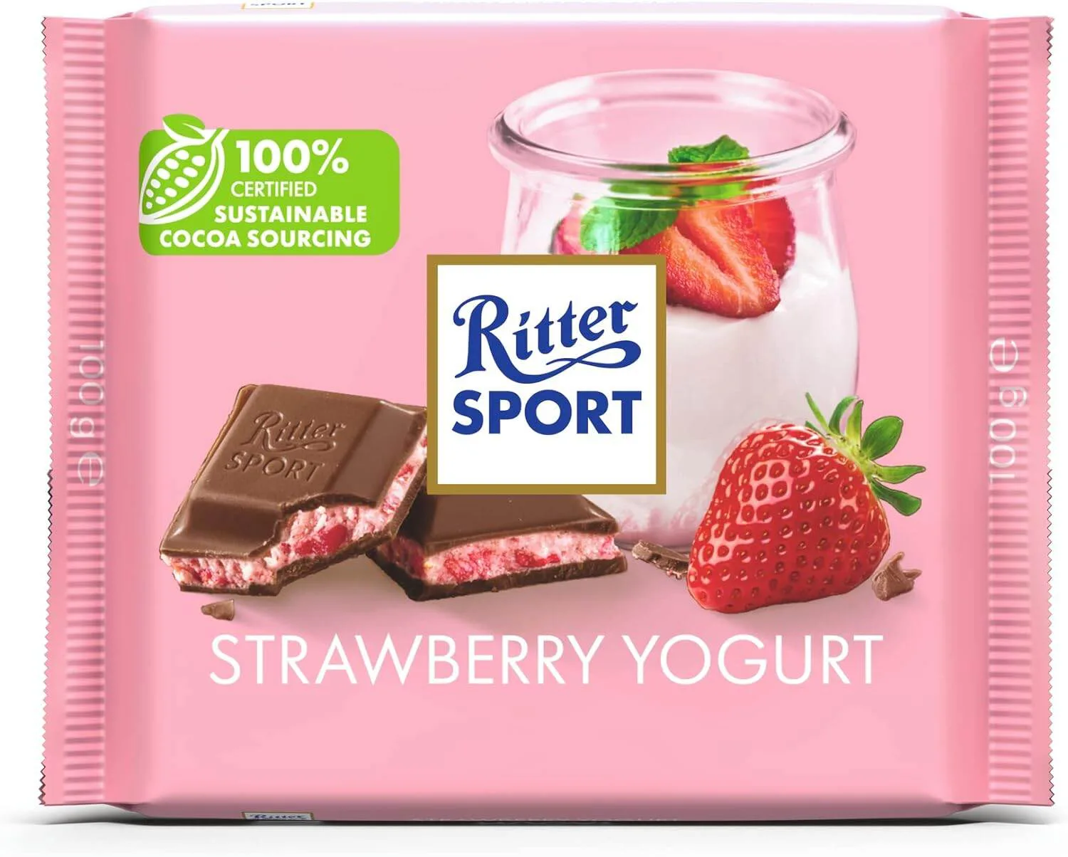 Ritter Sport Strawberry Yogurt 100g