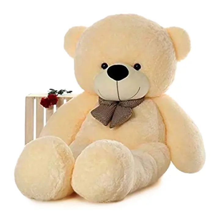 Teddy bear doll price in Bangladesh-teddy bear price 2.5 Feet cream color