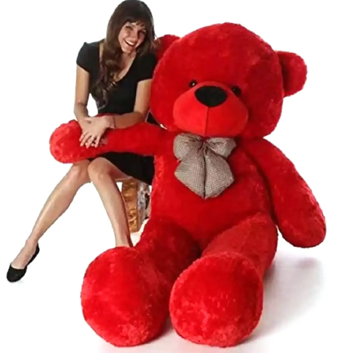 Teddy Bear with gift Box-Red Teddy Bear 3.5 Feet-Cute Teddy Bear