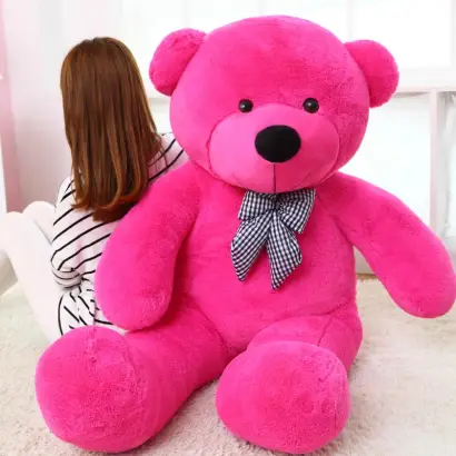 Very Small Teddy Bear-Teddy Bear Pink Colour 2.5 Feet