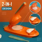 2 in 1 Plastic Manual Dumpling Momo Maker Molds Dough Dumpling Press Tool Chinese Jiaozi Mold Cooking Wrapper Dumpling Maker Kitchen Tools