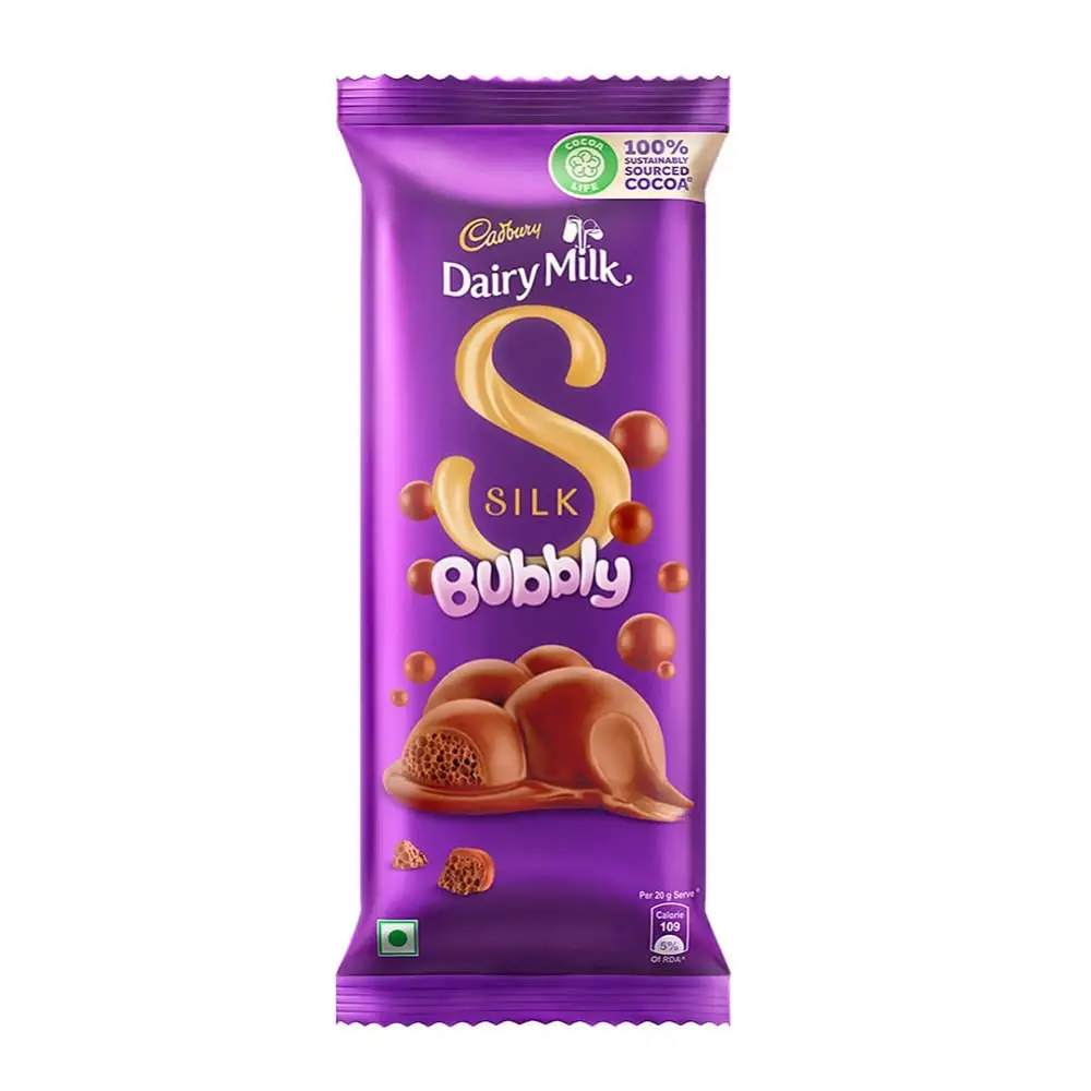 Cadbury Dairy Milk Silk Bubbly 120g