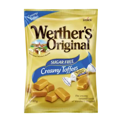 Werther's Original Sugar Free Creamy Toffees 80g