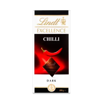 Lindt Excellence Dark Chilli Chocolate Bar 100G