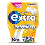Extra Refreshers Tropical Sugar Free Chewing Gum Bottle 30pcs 67