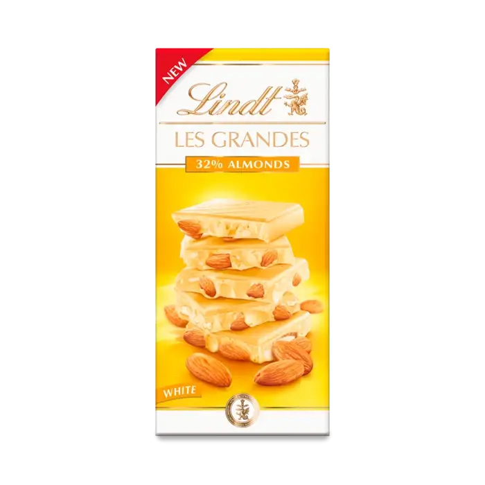 Lindt Les Grandes White Almonds 150g