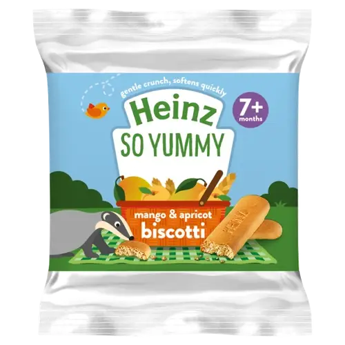 Heinz Biscotti Mango and Apricot 7+  Month 60g