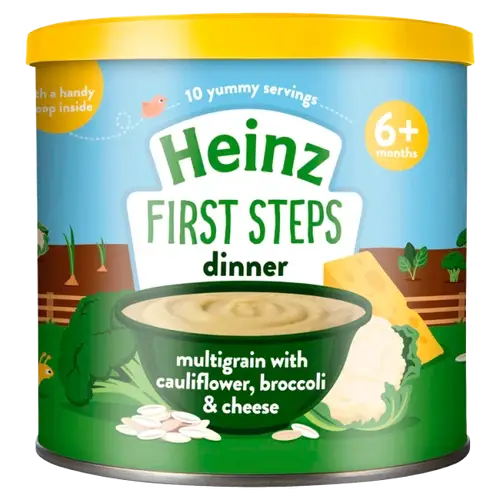 Heinz First Steps Multigrain Cauliflower Broccoli & Cheese 200g