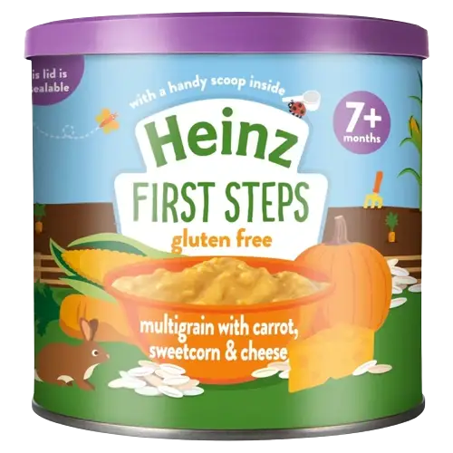 Heinz First Steps Dinner Multigrain with Carrot Sweetcorn & Cheese 200g