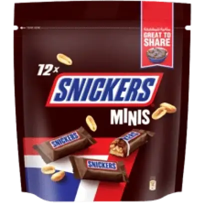 Snickers Minis Chocolate 12pcs 180g