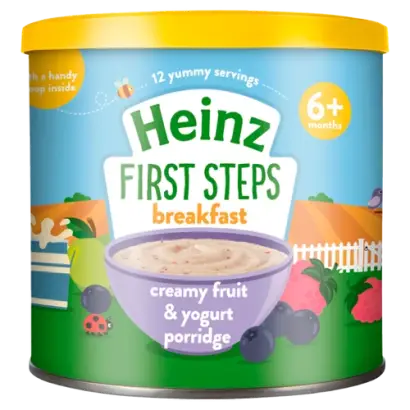 Heinz First Steps Creamy fruit & Yogurt  Porridge 240g