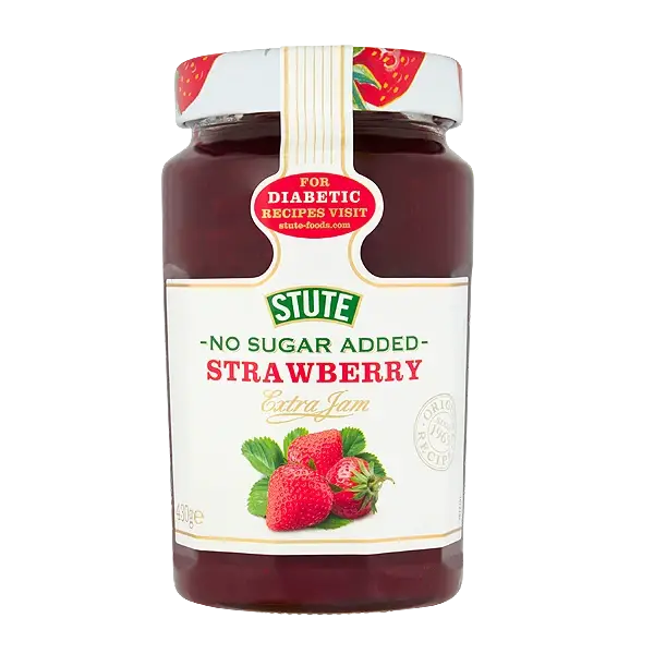 Stute No Sugar Added Strawberry Conserve 430g