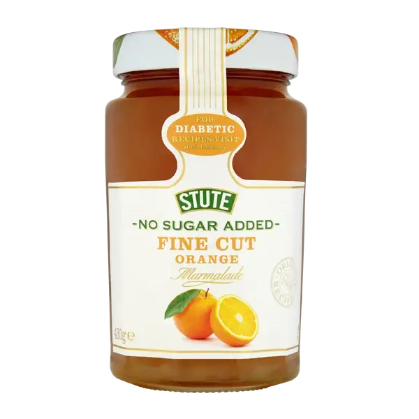 Stute No Sugar Added Fine Cut Orange Marmalade 430g