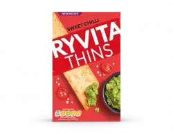 Ryvita Thins Sweet Chilli Snack 125g