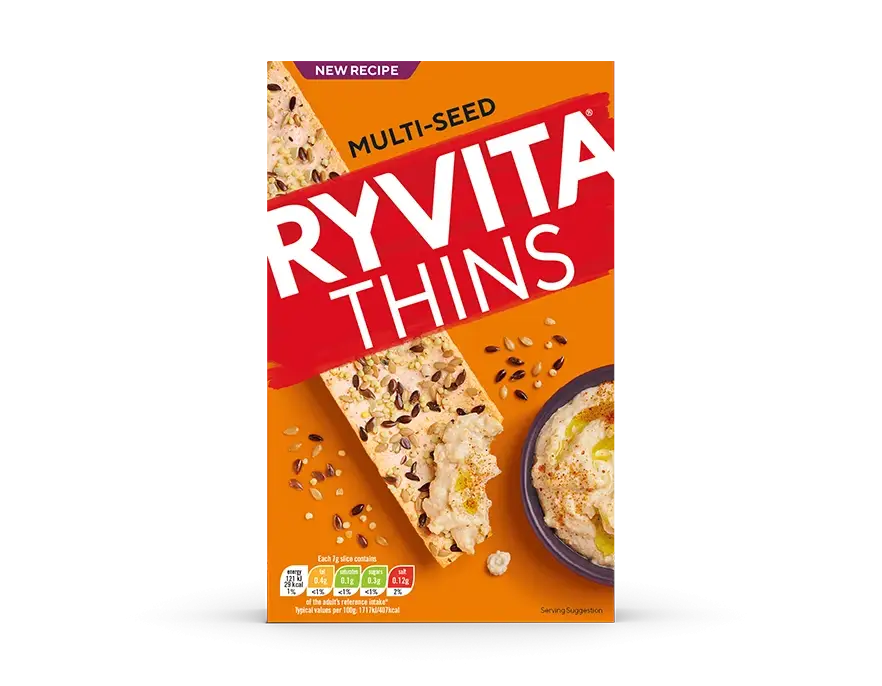 Ryvita Thins Multi-Seed Snack 125g