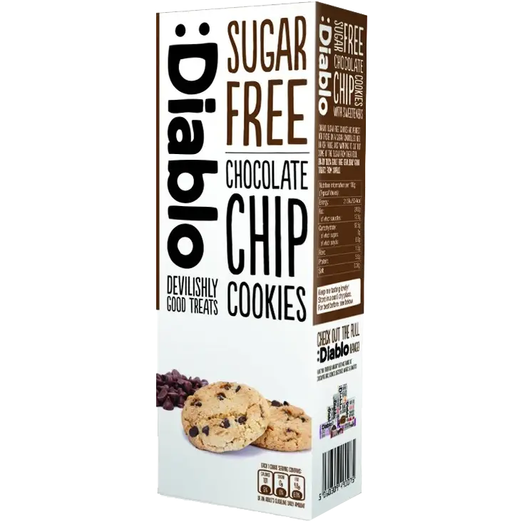 Diablo Sugar Free Chocolate Chip Cookies 310g