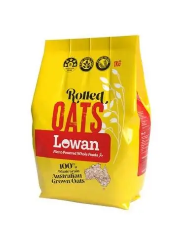 Lowan Wholegrain Rolled Oats 1kg