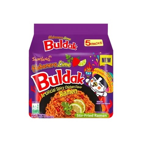 Samyang Habanero Lime Buldak Hot Chicken Flavor Ramen 675g