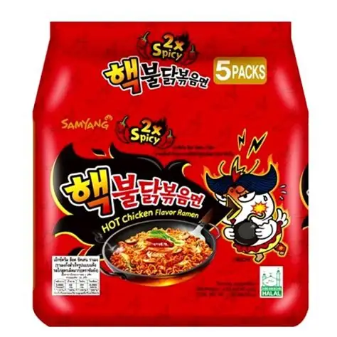 Samyang 2x Spicy Hot Chicken Flavor Ramen 5pcs 700g