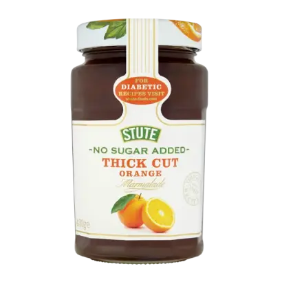 Stute No Sugar Added Thick Cut Orange Marmalade 430g