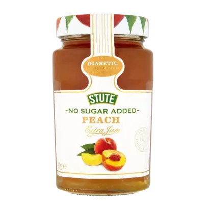 Stute No Sugar Added Peach Jam 430g