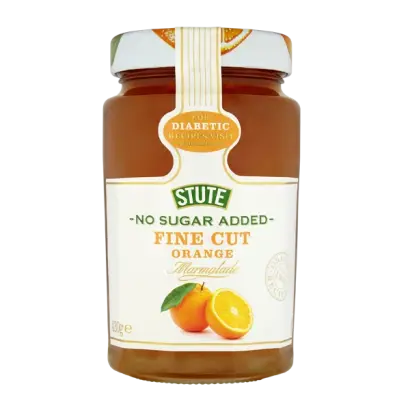 Stute No Sugar Added Fine Cut Orange Marmalade 430g
