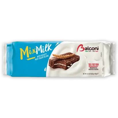 Balconi Mix Milk Cake, Cocoa and Milk Filling, 350g