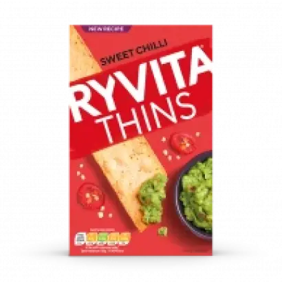 Ryvita Thins Sweet Chilli Snack 125g